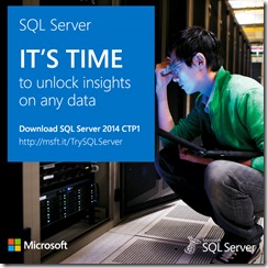 It's time to unlock insights on any data.  Download SQL Server Community Technology Preview 1