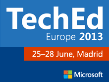 Tech Ed Europe 20 13